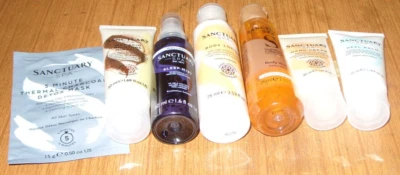 £3 • Buy Assorted Sanctuary Spa - Body Wash, Body Lotion, Hand Cream, Heel Balm Etc
