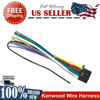 New Wire Harness For KENWOOD DDX376BT DDX-376BT Car Radio Replacement Part • $8.75