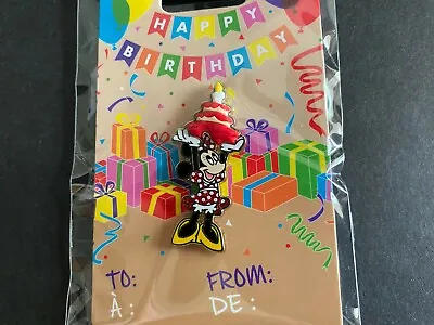  DS - Flair - Minnie Birthday Cake Candle Disney Pin 142352 • $18