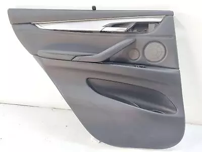 14-18 Bmw X5 F15 N57 3.0l Rear Lh Left Door Panel Vinyl & Dakota Leather *notes* • $245.37