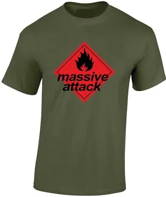 Massive Attack T Shirt Blue Lines Bristol Trip Hop Rap Tricky • £19.99