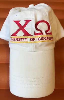 $15 • Buy Vintage Chi Omega - University Of Cincinnati Baseball Hat