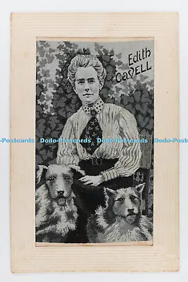 R713522 Silk Postcard. Edith Cavell. E. D. Paris • £9.99