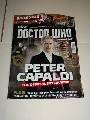 $9 • Buy DOCTOR WHO MAGAZINE #477 October 2014 Peter Capaldi Interview SEALED