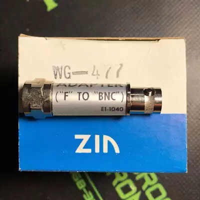 WG-477 - VIZ TEST EQUIPMENT - Original Viz F TO BNC ADAPTER • $32.64