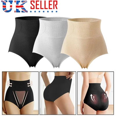 £6.89 • Buy Women's Magic High Waist Slimming Knickers Briefs Firm Tummy Control Underwear