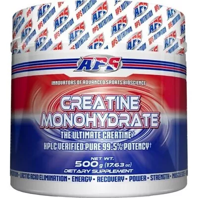 APS Nutrition CREATINE MONOHYDRATE 500g Strength Recovery Energy 100 Servings • $25.95