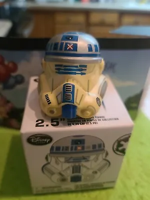 DISNEY Vinylmation 2.5  Park Set 1 Star Wars Legion Droid Helmet R2-D2 With Box • $13.99