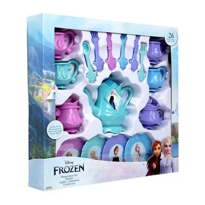 Dinnerware Set Disney Frozen 26 Piece Dinnerware Tea Set For 3+ Years Gift NEW • $16.99