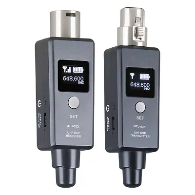 Wireless Microphone System XLR Transmitter Receiver Adapter For Speaker G2V8 • $29.43