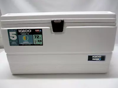 IGLOO Marine Ultra 72 Qt. Hard Cooler - White - New With Small Dents/scuffs • $125