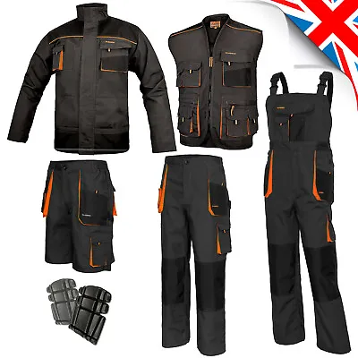 Dungarees Overalls H-Duty WORK CLOTHES_B&B Trousers Knee Pads Jacket Vest Shorts • £18.99