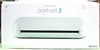 New Silhouette Portrait 3 SILHPORTRAIT34T Desktop Die Cutting Machine - White • $134.98