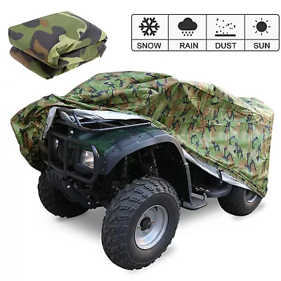 XXL 87  Waterproof Camo ATV Cover Heavy Duty 4 Wheeler Quad Protector UV Protect • $24.90