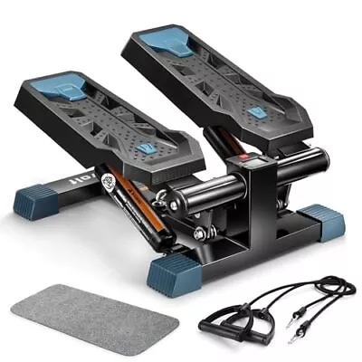 Steppers For Exercise At Home Mini Stepper With Resistance Bands Stair  • $118.47