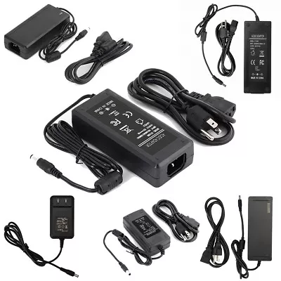 $459.99 • Buy AC To DC 12V/24V 2A/3A/5A/6A/10A Power Supply Adapter For LED Strip 5.5x2.1mm