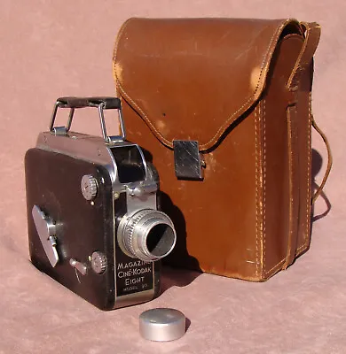 Magazine Cine-Kodak 8: 8mm Movie Camera Circa 1940 W/Case (NR) • $14.95