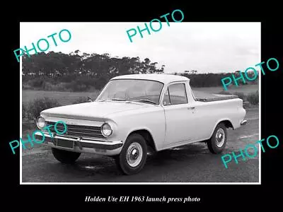 Old Postcard Size Photo Of 1963 Holden Eh Ute Launch Press Photo 2 • $8