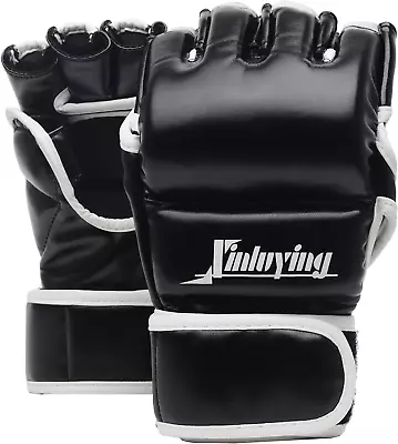 MMA Gloves Martial Arts Grappling Sparring Punch Bag UFC Boxing Training Half Mi • $32.88