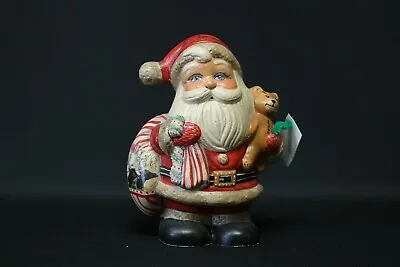 $260 • Buy Vaillancourt Folk Art Santa VFA# 2010-24; Special Delivery Santa