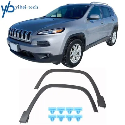 2Pcs Front Left&Right Fender Flares Set For 2014 2015 2016 2017 Jeep Cherokee • $48.99