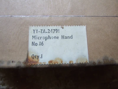 £35 • Buy Ws18 Ws68 Mirophone Nib  Ww2 Military Radio Ww2