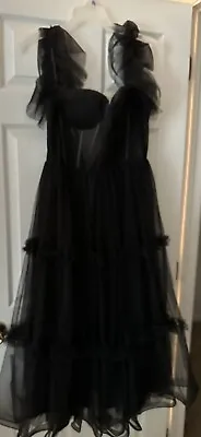 £39.33 • Buy Corset Formal Prom Halloween Costume Dress  Size 10 Black