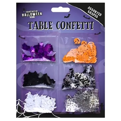Halloween Table Confetti Sprinkles Pack Of 6 Designs Party Table Decorations UK • £2.20