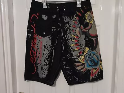 Vintage Ed Hardy By Christian Audigier Surf Shorts  34inch • £15