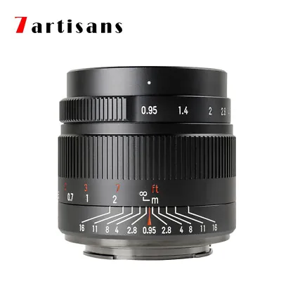 $477.40 • Buy 7artisans 35mm F0.95 APS-C Manual Focus Lens For Sony E A5000 A6000 A6300 A6600