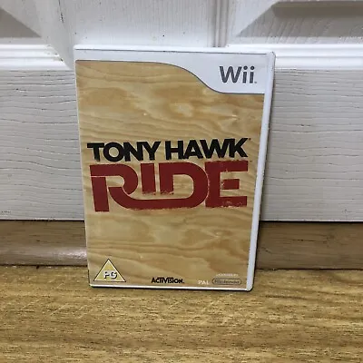 £5.95 • Buy Tony Hawk Ride Nintendo Wii / U Sports Skateboard Video Game Manual PAL