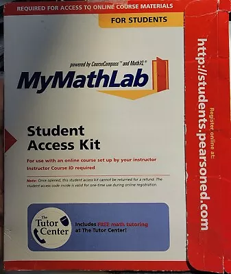 My Mathlab Student Version 4th Edition - Printed Access Code - GOOD • $49.95