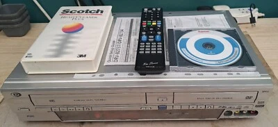 £119.99 • Buy Durabrand ADB2737BD VHS DVD Recorder Combi Copy VHS To DVD Remote & Set Up Guide