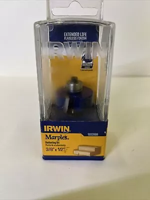 IRWIN 1900988 3/8  X 1/2  Carbide Tipped Rabbetting Router Bit • $14