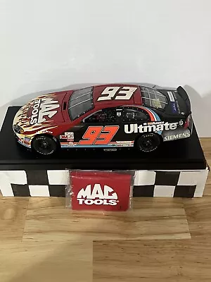 $26.99 • Buy 1/24 Nascar Diecast, Mac Tools #93 With Car Cover, Action, No Box