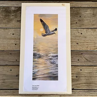 SIGNED Vintage Print: The Lone Flight By Mario Fernandez Seagull Limited Edition • $55
