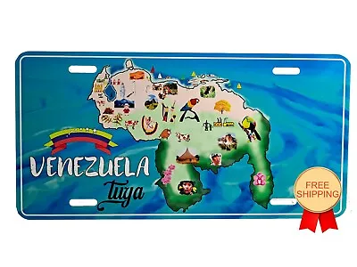 Venezuela Caracas Zulia Lara Llano Oriente License Plate Decorative Greetings • $14.85