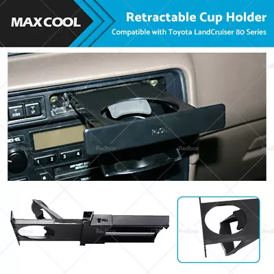 Dash Retractable Drink Cup Holder Suitable For LandCruiser 80 Series 1995-On • $33.80