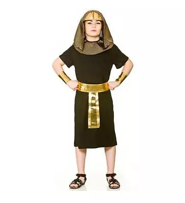 £9.99 • Buy Child Boys Egyptian King Fancy Dress Costume Party Outfit