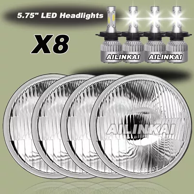 4PCS DOT 5 3/4  5.75  LED Headlights Hi/Lo Beam For Chevrolet Corvette C1 C2 C3+ • $117.99