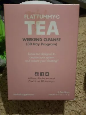 FLATTUMMY TEAWeekend Cleanse 30 Day Program 8 Tea Bags 0.05 Oz (1.45 G) Each • $12.95