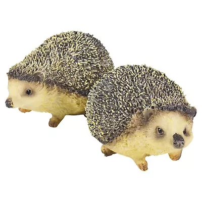 £8.99 • Buy Cute Poly Resin Garden Indoor Outdoor Hedgehog Figurine Ornament Decoration