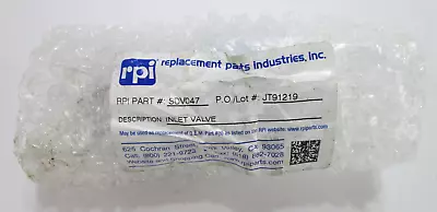 Replacement Parts Industries - SDV047 - Inlet Valve - 24VDC - 10W • $129.99