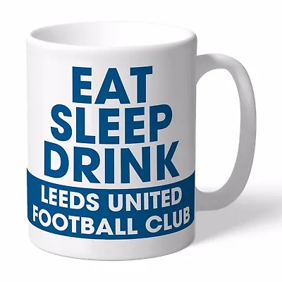 £15.99 • Buy Personalised LEEDS UNITED Football Club FC Eat Sleep Drink Mug Gift