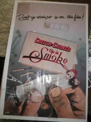 Cheech And Chong Up In Smoke 1978 22 1/4 34 1/2 Original Scorpio Movie Poster • £33.73