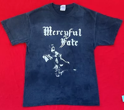 Vintage Mercyful Fate Shirt 1990s Medium Black Metal Tee Shirt True Vintage! • $60