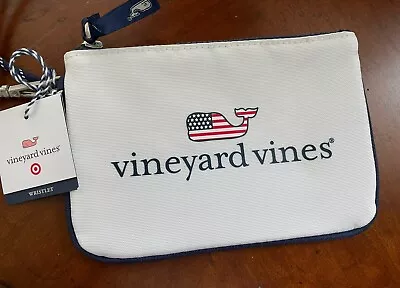 Vineyard Vines White Wristlet Target NWT Red White Blue • $10