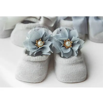 £3.67 • Buy Toddler Non Skid Dress Socks Anti Trainer Cotton Slipper