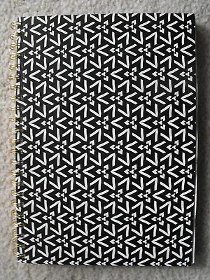 Blank A4  CHANGE MYSELF  Ring Notebook Black Geometric 8.3  X 11.7  240 Pages  • $2.25