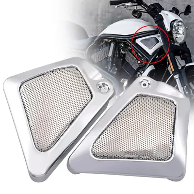 $30.98 • Buy 2X Airbox Frame Neck Air Intake Side Cover For Harley V-Rod Special VRSCDX 07-17